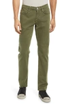 Frame L'homme Slim-fit Stretch Lyocell-blend Trousers In Green