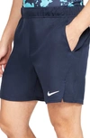 Nike Men's Court Dri-fit Victory 9" Tennis Shorts In Obsidian/ White