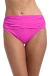 LA BLANCA ISLAND GODDESS OVERLAP BIKINI BOTTOMS