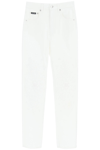 Dolce & Gabbana Jeans With Cut Out Embroidery In Bianco