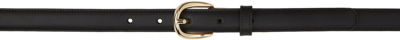 Apc Rosetteen Leather Belt In Black