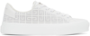 GIVENCHY WHITE 4G PERFORATED SNEAKERS