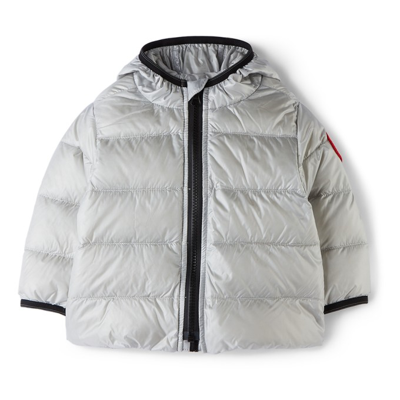 Canada Goose Cypress Hooded Shell Jacket 10-16 Years In Silverbirch