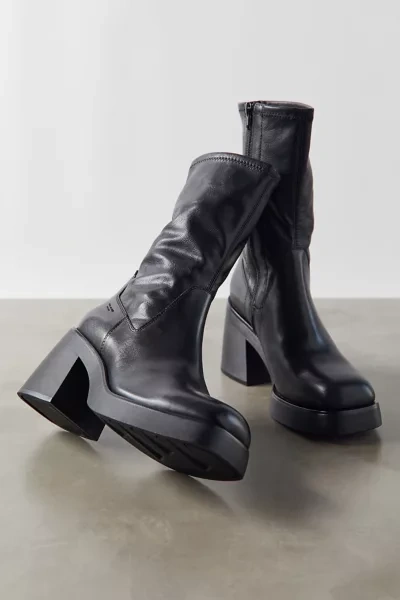 VAGABOND SHOEMAKERS BROOKE MID PLATFORM BOOT IN BLACK, WOMEN'S AT URBAN OUTFITTERS