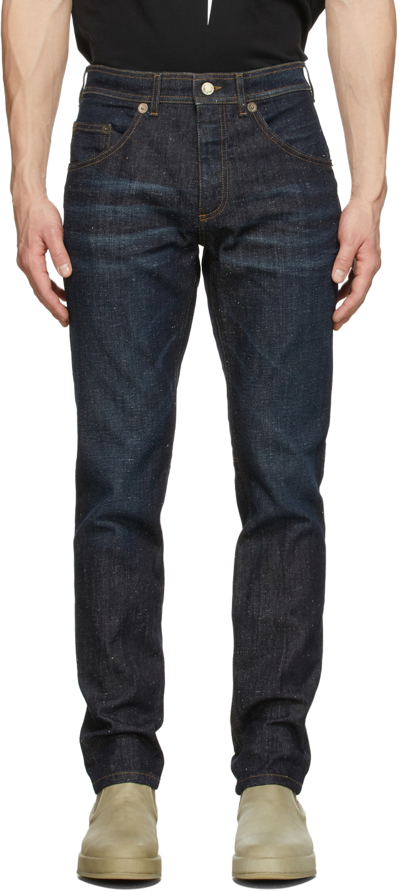 Neil Barrett Skinny Regular Rise Jeans In Indigo