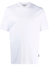 Z Zegna Crewneck Cotton-silk T-shirt In White