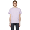 Apc Logo-print Cotton T-shirt In Violet