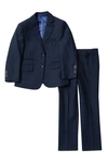 Isaac Mizrahi New York Kids' Slim Fit 2-piece Suit In Navy