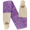 FOCO LOS ANGELES LAKERS CONFETTI SCARF WITH POM