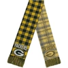 FOCO GREEN BAY PACKERS PLAID COLOR BLOCK SCARF