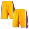 Mitchell & Ness Men's  Gold Los Angeles Lakers 2009 Hardwood Classics 75th Anniversary Swingman Short In Gold