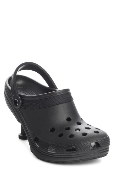 Balenciaga X Crocs Water Resistant Clog In Black