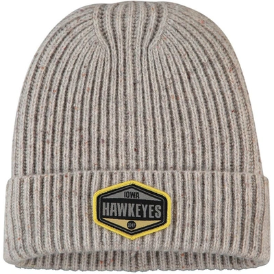 TOP OF THE WORLD TOP OF THE WORLD GRAY IOWA HAWKEYES ALP CUFFED KNIT HAT