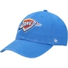 47 '47 BLUE OKLAHOMA CITY THUNDER TEAM CLEAN UP ADJUSTABLE HAT