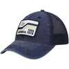 Legacy Athletic Men's Navy Georgia Tech Yellow Jackets Sun & Bars Dashboard Trucker Snapback Hat In Navy