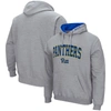 COLOSSEUM COLOSSEUM HEATHER GRAY PITT PANTHERS ARCH & LOGO 3.0 PULLOVER HOODIE