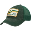 LEGACY ATHLETIC GREEN BAYLOR BEARS SUN & BARS DASHBOARD TRUCKER SNAPBACK HAT