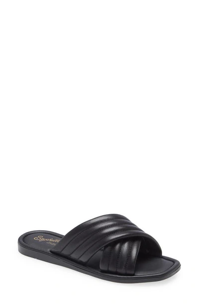 Seychelles Word For Word Slide Sandal In Black