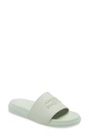 Alexander Mcqueen Green Pool Slide Sandals In Pistacchio