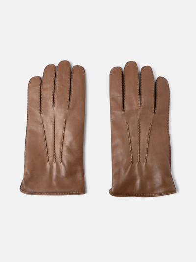 Sofia Gants Brown Lambskin Gloves