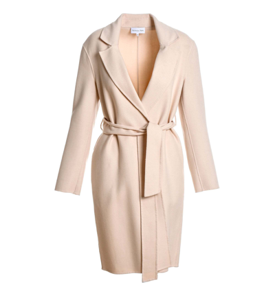 Patrizia Pepe Women's Beige Wool Coat