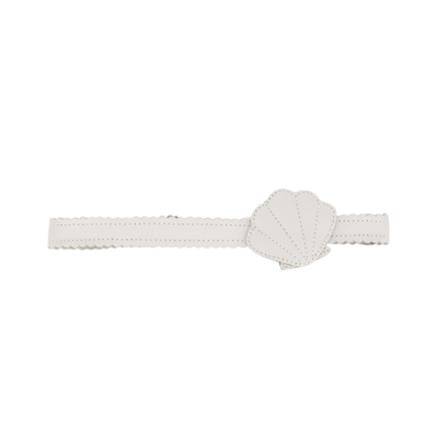 Donsje Amsterdam Babies' Gurt Headband Scallop In White