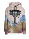 Mauna Kea Tie-dye Print Long-sleeved Hoodie In Multicolor