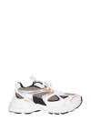 Axel Arigato Marathon Runner Leather And Mesh Sneakers In Bianco
