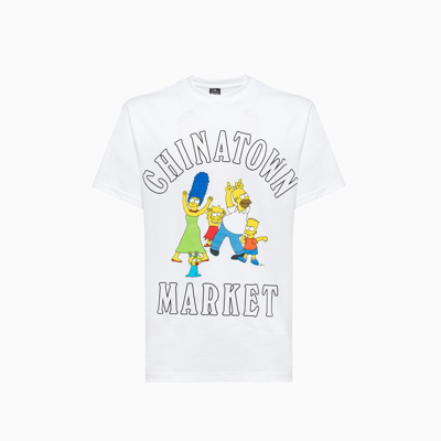 Market X The Simpsons Family-print T-shirt In White