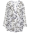 ALEXANDRA MIRO EMMA POLKA-DOT CHIFFON PLAYSUIT