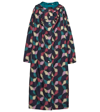 Isabel Marant Étoile Munao Pattern-print Long Coat In Faded Night