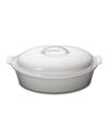 LE CREUSET HERITAGE COVERED OVAL CASSEROLE DISH