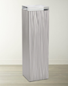 John-richard Collection Lucena Brushed Stainless Steel Pedestal Ii