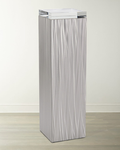 John-richard Collection Lucena Brushed Stainless Steel Pedestal Ii
