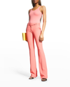 Alexander Mcqueen Tailored Cropped Trousers In Navy
