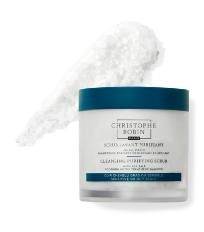 Christophe Robin Cleansing Purifying Scrub With Sea Salt 250ml In Multi