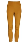 Girlfriend Collective High Waist Capri Leggings In Saddle