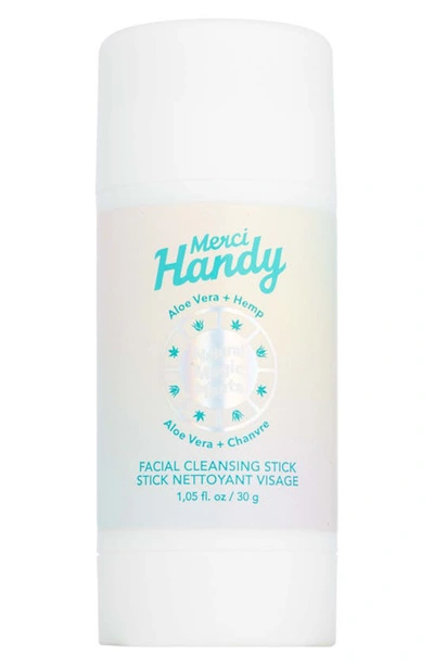 Merci Handy Facial Cleansing Stick In White/ Green
