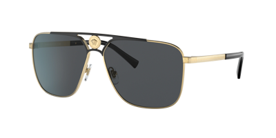 Versace Man Sunglasses Ve2238 In Dark Grey