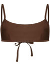 Abysse Zamba Bikini Top In Brown