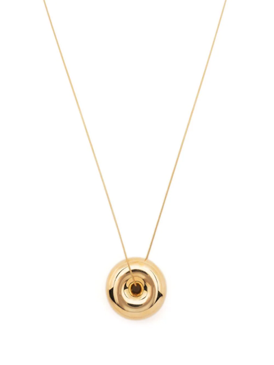 Uncommon Matters Stratus Pendant Necklace In Gold
