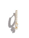 JACQUIE AICHE 14KT YELLOW GOLD DIAMOND HOOP EARRING