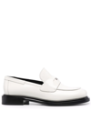 Ferragamo Nyx 30 Patent Penny Loafer In White