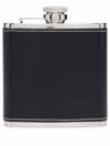 ASPINAL OF LONDON CONTRAST STITCHING HIP FLASK
