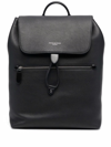 ASPINAL OF LONDON REPORTER GRAINED-EFFECT BACKPACK