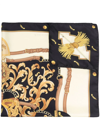 ASPINAL OF LONDON BAROQUE-PATTERN PRINT SCARF