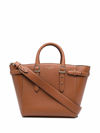 ASPINAL OF LONDON MARYLEBONE CONTRAST-STITCHING TOTE