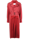 TOGA HIGH-LOW TRENCH COAT