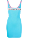 Chiara Ferragni Light Blue Viscose Blend Dress In Blue
