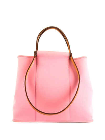 Pre-owned Hermes 2009  Cabas Shopper In Pink